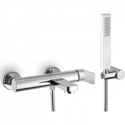 Μπαταρία Λουτρού Με Τηλέφωνο και Στήριγμα Τηλεφώνου Armando Vicario Chrome Glam 610100-100